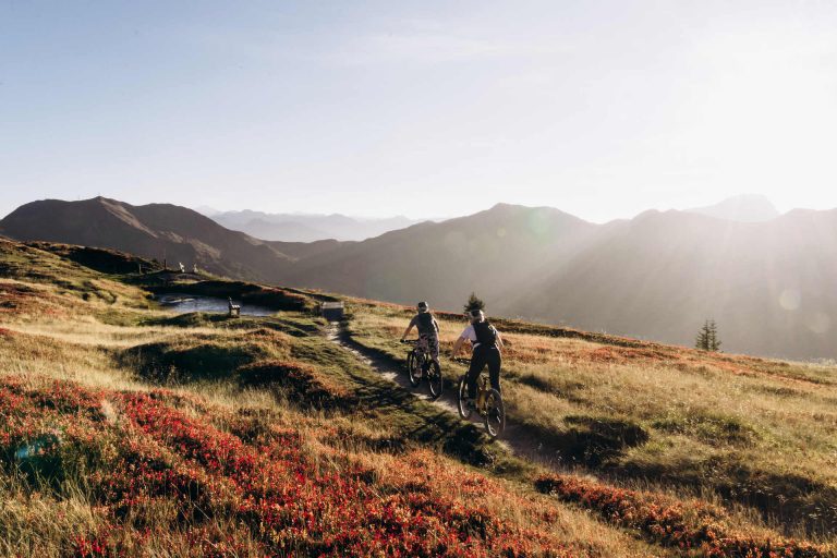 Mountainbiken im Herbst