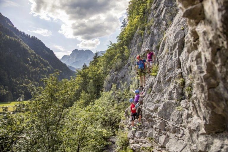 Familien Klettersteig in Tirol